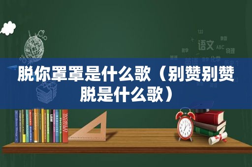 脱你罩罩是什么歌（别赞别赞脱是什么歌）