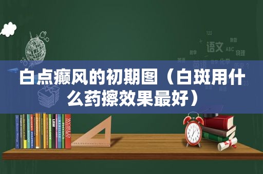 白点癫风的初期图（白斑用什么药擦效果最好）