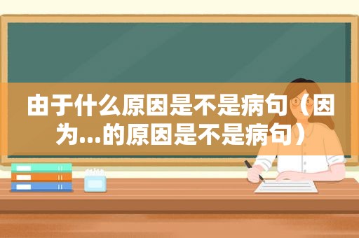 由于什么原因是不是病句（因为...的原因是不是病句）