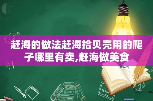 赶海的做法赶海拾贝壳用的爬子哪里有卖,赶海做美食