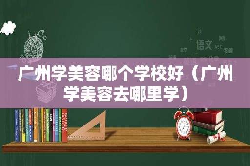 广州学美容哪个学校好（广州学美容去哪里学）