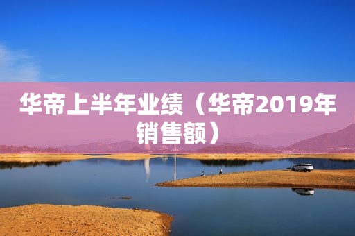 华帝上半年业绩（华帝2019年销售额）