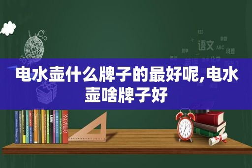 电水壶什么牌子的最好呢,电水壶啥牌子好