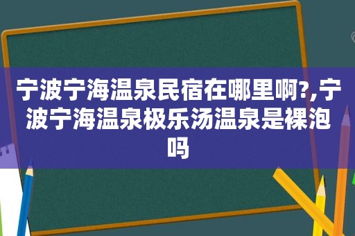 宁波宁海温泉民宿在哪里啊?,宁波宁海温泉极乐汤温泉是裸泡吗