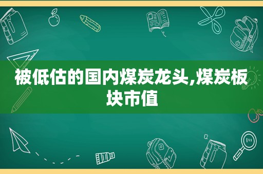 被低估的国内煤炭龙头,煤炭板块市值