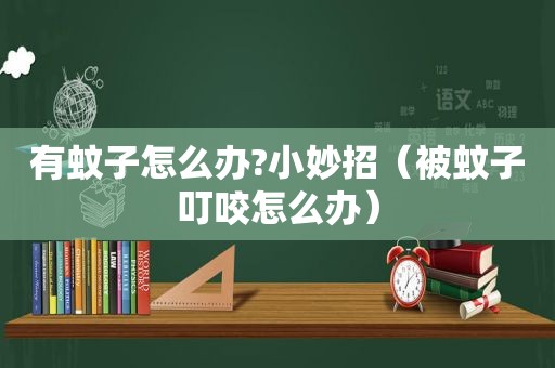 有蚊子怎么办?小妙招（被蚊子叮咬怎么办）