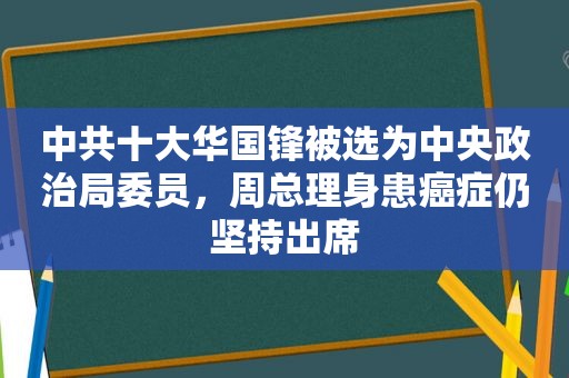  *** 十大 *** 锋被选为中央政治局委员，周总理身患癌症仍坚持出席