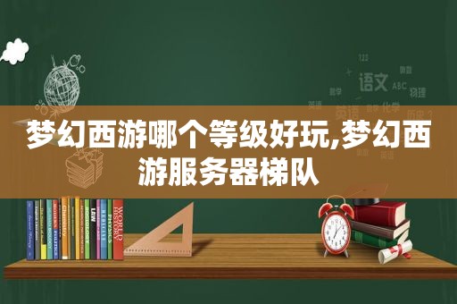 梦幻西游哪个等级好玩,梦幻西游服务器梯队