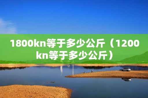 1800kn等于多少公斤（1200kn等于多少公斤）