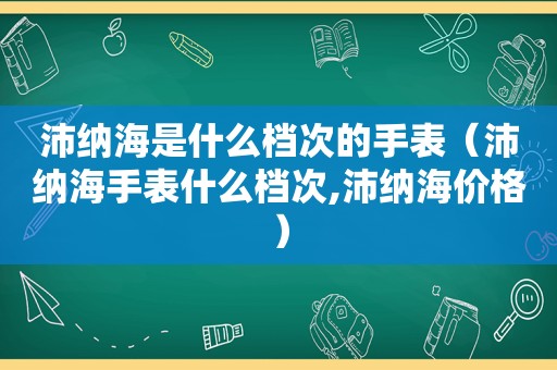 沛纳海是什么档次的手表（沛纳海手表什么档次,沛纳海价格）