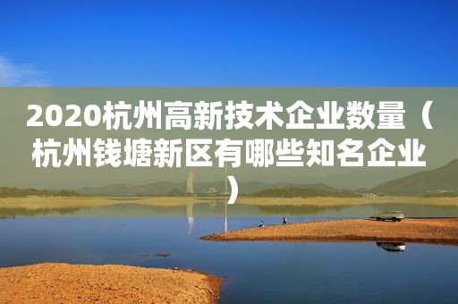 2020杭州高新技术企业数量（杭州钱塘新区有哪些知名企业）