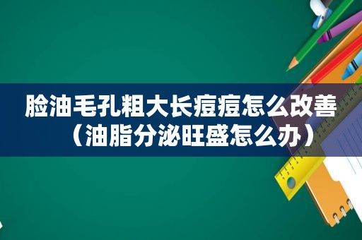 脸油毛孔粗大长痘痘怎么改善（油脂分泌旺盛怎么办）