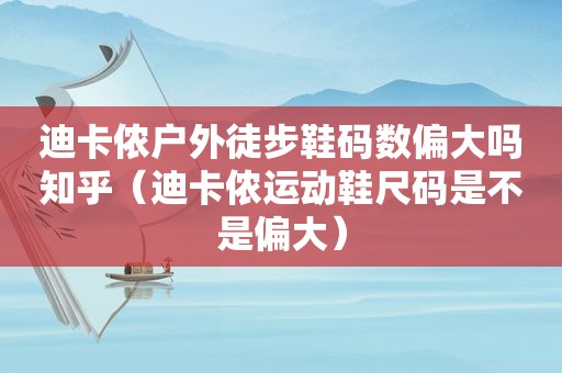 迪卡侬户外徒步鞋码数偏大吗知乎（迪卡侬运动鞋尺码是不是偏大）