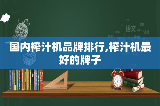 国内榨汁机品牌排行,榨汁机最好的牌子