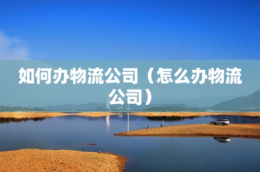 如何办物流公司（怎么办物流公司）