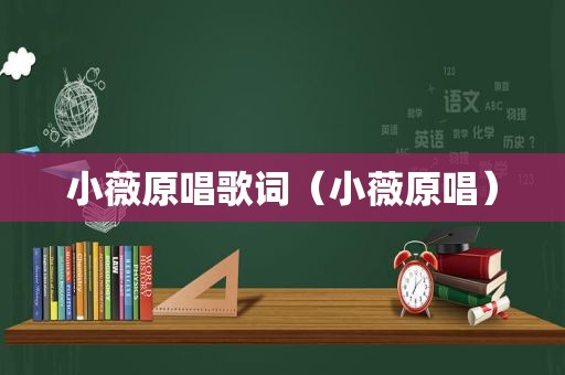 小薇原唱歌词（小薇原唱）