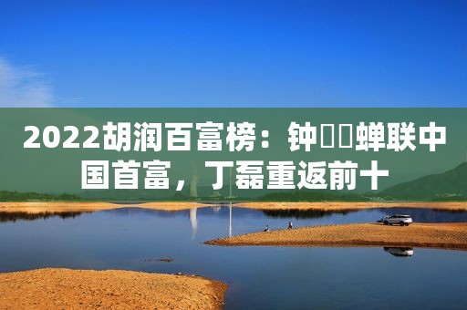 2022胡润百富榜：钟睒睒蝉联中国首富，丁磊重返前十