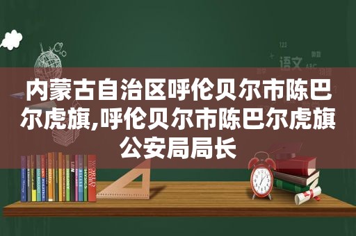 内蒙古自治区呼伦贝尔市陈巴尔虎旗,呼伦贝尔市陈巴尔虎旗公安局局长