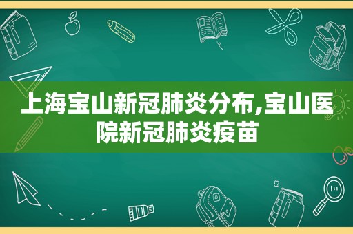 上海宝山新冠肺炎分布,宝山医院新冠肺炎疫苗