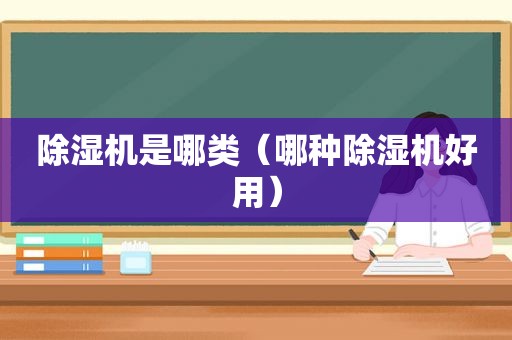 除湿机是哪类（哪种除湿机好用）