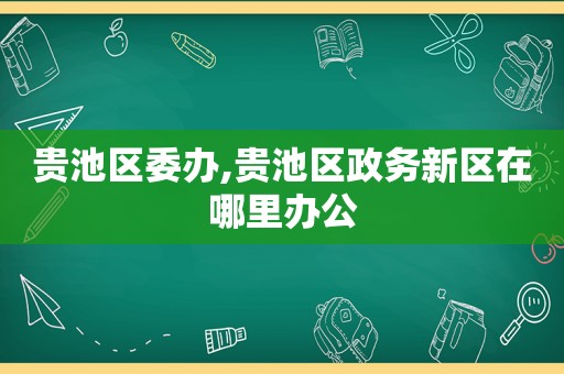 贵池区委办,贵池区政务新区在哪里办公