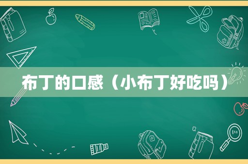 布丁的口感（小布丁好吃吗）