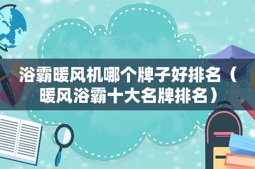 浴霸暖风机哪个牌子好排名（暖风浴霸十大名牌排名）