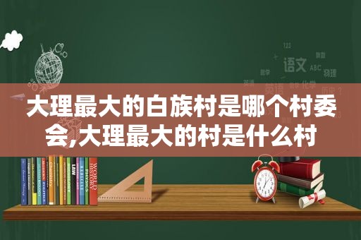 大理最大的白族村是哪个村委会,大理最大的村是什么村