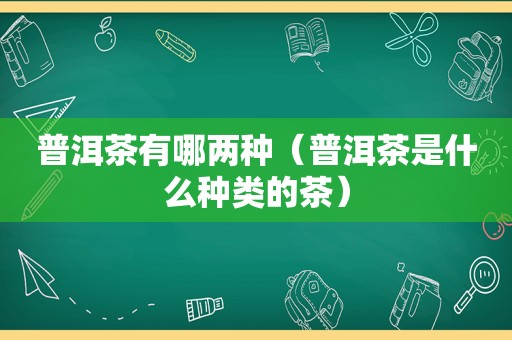 普洱茶有哪两种（普洱茶是什么种类的茶）