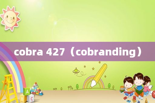 cobra 427（cobranding）