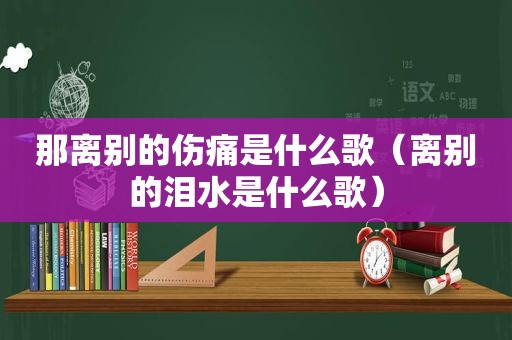 那离别的伤痛是什么歌（离别的泪水是什么歌）