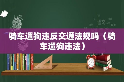 骑车遛狗违反交通法规吗（骑车遛狗违法）