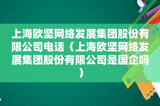 上海欧坚网络发展集团股份有限公司电话（上海欧坚网络发展集团股份有限公司是国企吗）