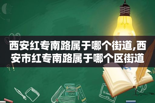 西安红专南路属于哪个街道,西安市红专南路属于哪个区街道