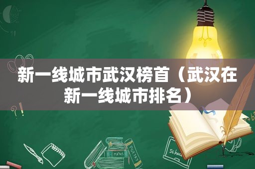 新一线城市武汉榜首（武汉在新一线城市排名）