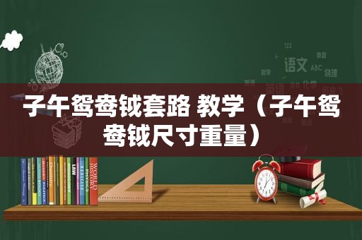 子午鸳鸯钺套路 教学（子午鸳鸯钺尺寸重量）