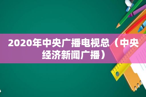 2020年中央广播电视总（中央经济新闻广播）