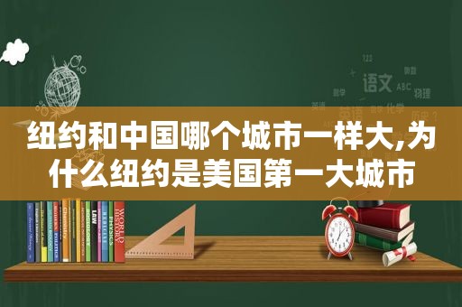 纽约和中国哪个城市一样大,为什么纽约是美国第一大城市