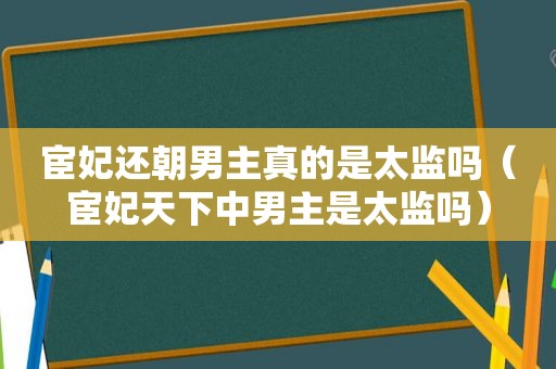 宦妃还朝男主真的是太监吗（宦妃天下中男主是太监吗）