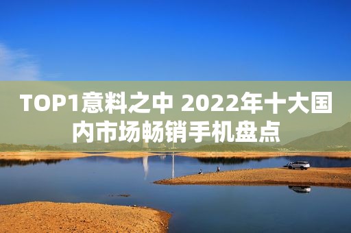 TOP1意料之中 2022年十大国内市场畅销手机盘点