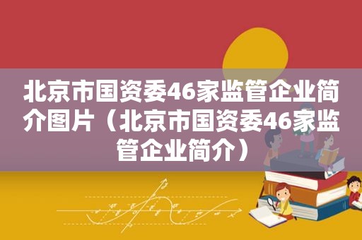 北京市国资委46家监管企业简介图片（北京市国资委46家监管企业简介）