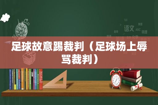 足球故意踢裁判（足球场上辱骂裁判）