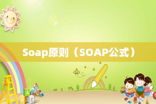 Soap原则（SOAP公式）