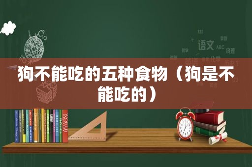 狗不能吃的五种食物（狗是不能吃的）