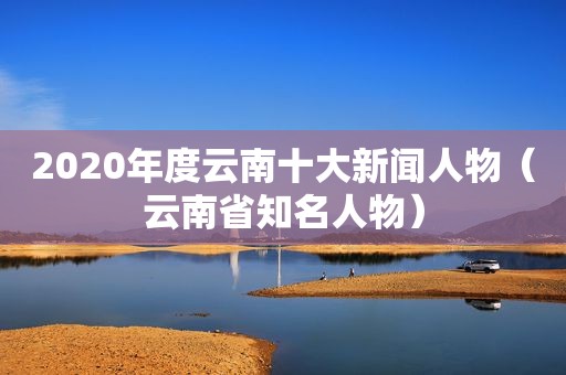 2020年度云南十大新闻人物（云南省知名人物）