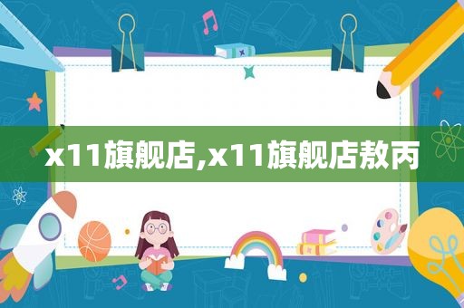 x11旗舰店,x11旗舰店敖丙