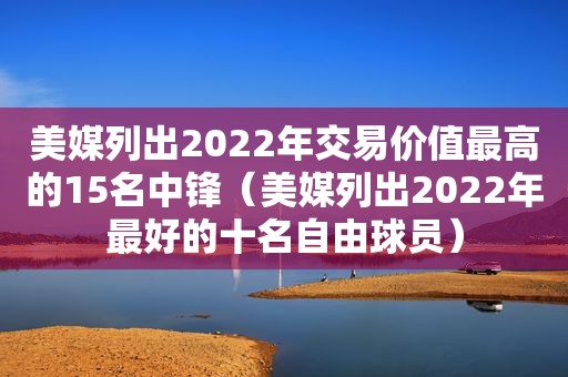 美媒列出2022年交易价值最高的15名中锋（美媒列出2022年最好的十名自由球员）