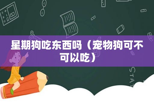 星期狗吃东西吗（宠物狗可不可以吃）