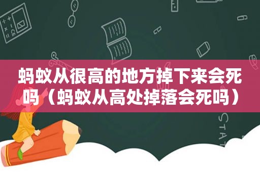 蚂蚁从很高的地方掉下来会死吗（蚂蚁从高处掉落会死吗）