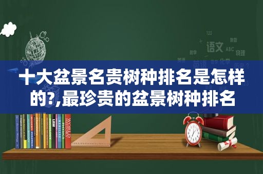 十大盆景名贵树种排名是怎样的?,最珍贵的盆景树种排名